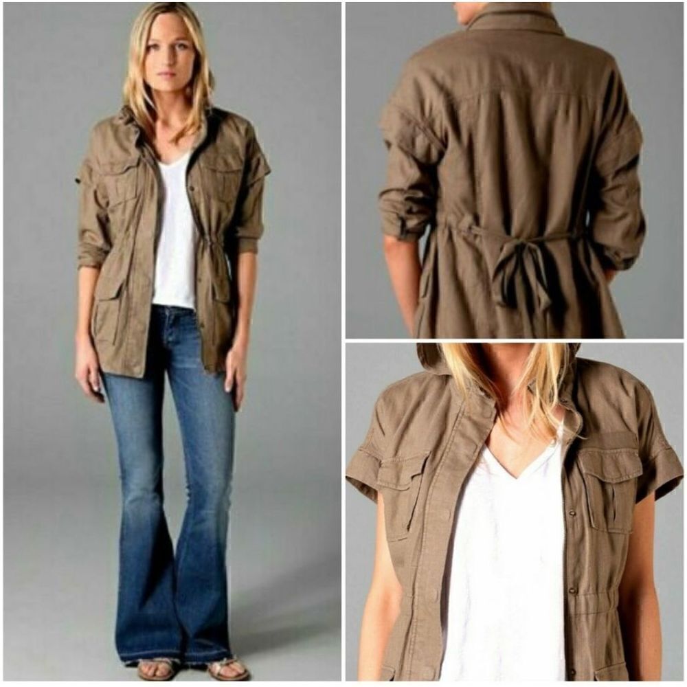 BIRD BY JUICY COUTURE SASCHA JACKET WITH REMOVABLE SLEEVES SIZE S